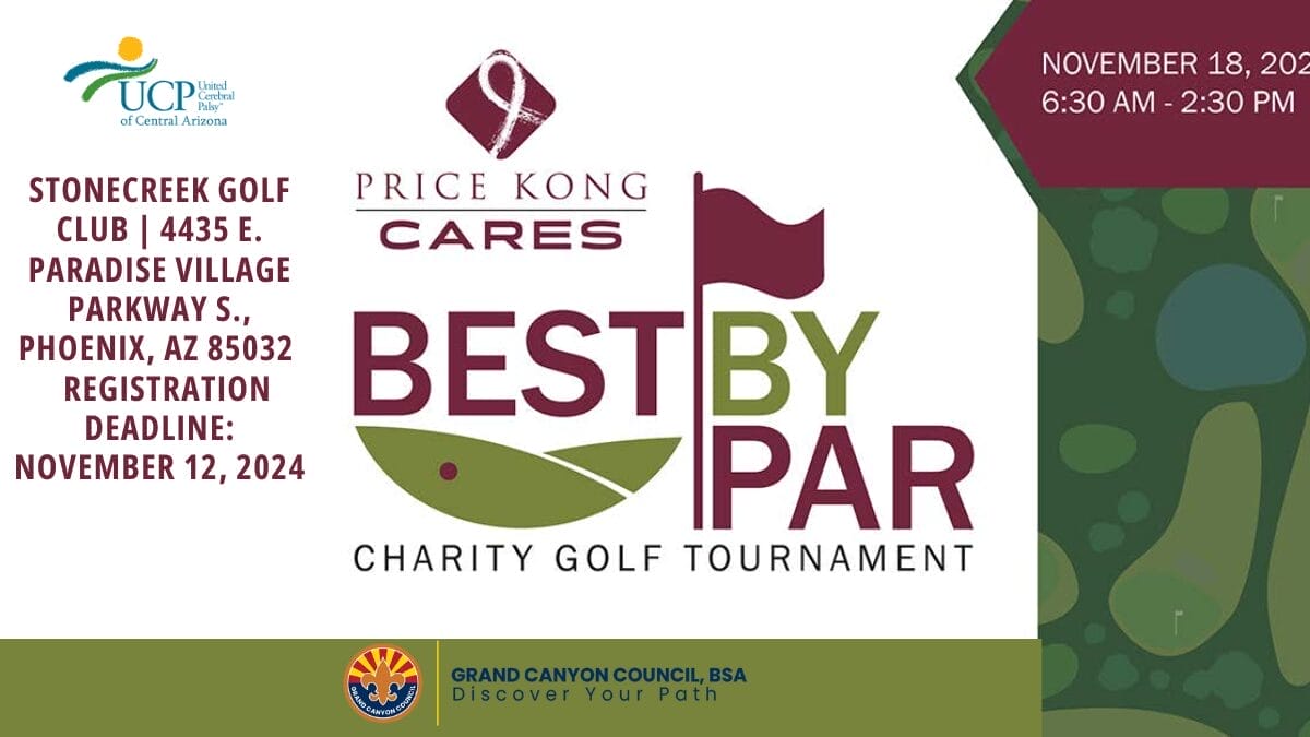 Join us for a golf tournament charity event benefiting Cerebral Palsy on November 18, 2024, at Stonecreek Golf Club in Phoenix, AZ. Registration deadline: November 12, 2024.