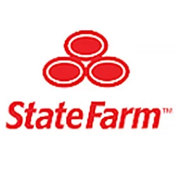 State Farm logo on a white background with home and community based services.