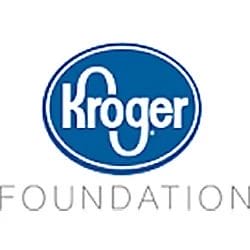 Kroger foundation logo highlighting community-based services on a white background.