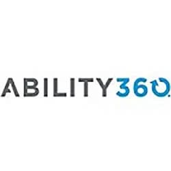 The Ability 360 logo on a white background, representing pediatric therapy and home-based services.