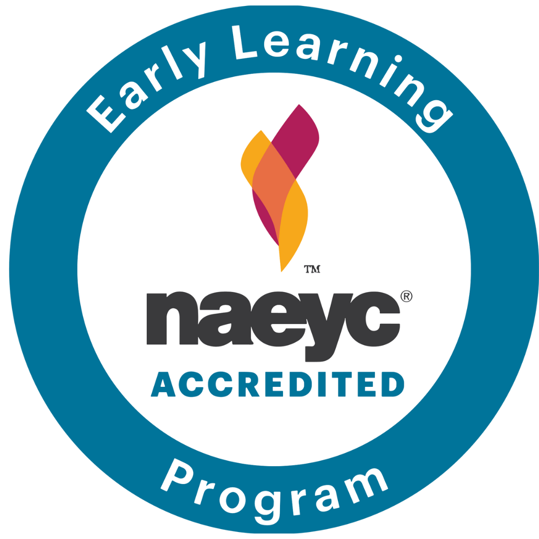 Logo of the NAEYC-accredited program for early learning.